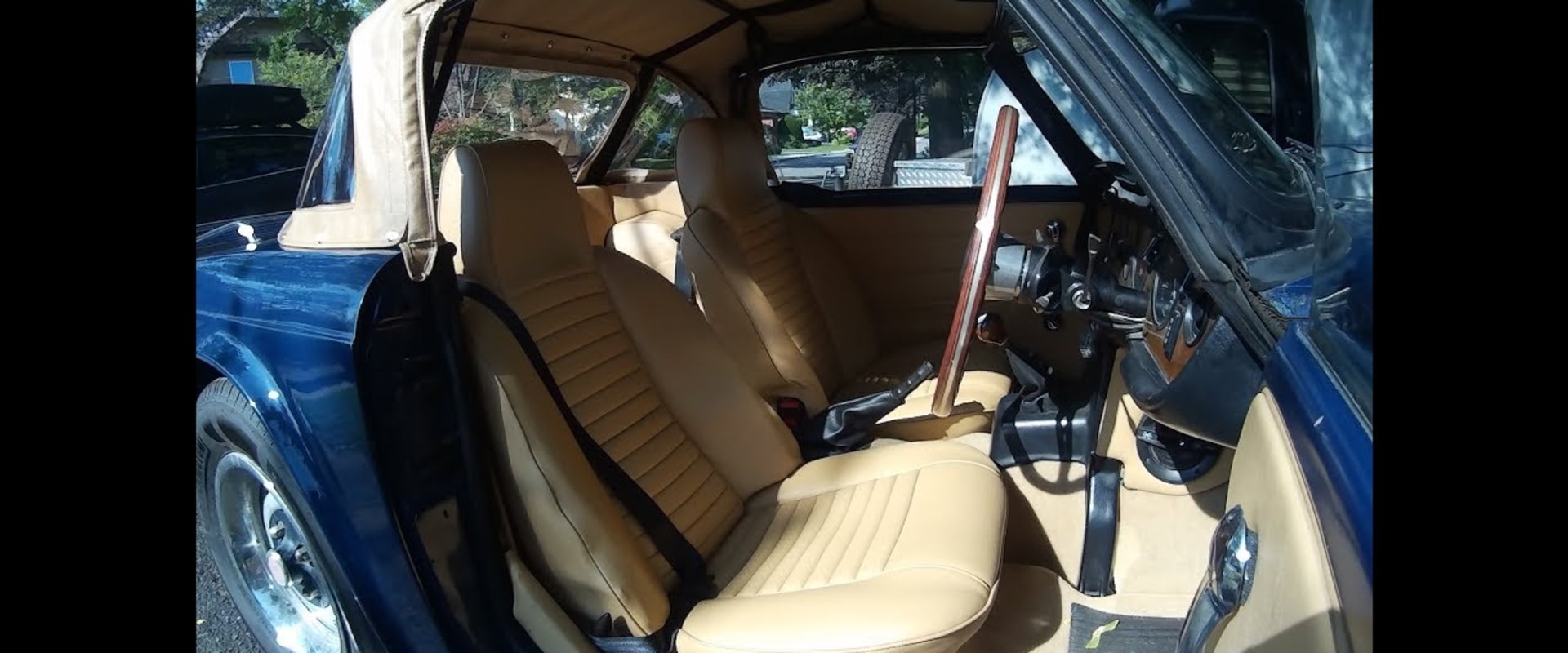Upholstery Repair and Replacement for Triumph TR Restoration